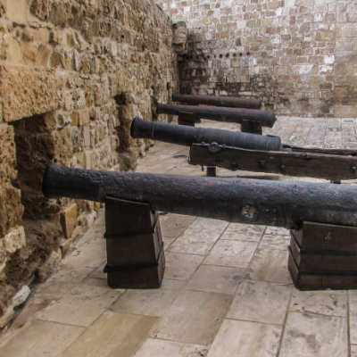 Castle cannons